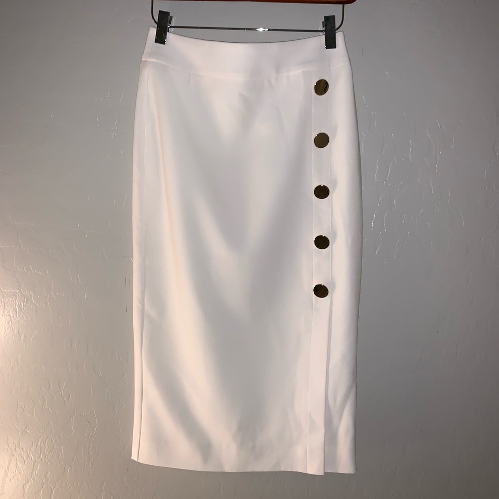 Midi length skirt
